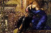 Edward Burne-Jones Love Among the Ruins painting